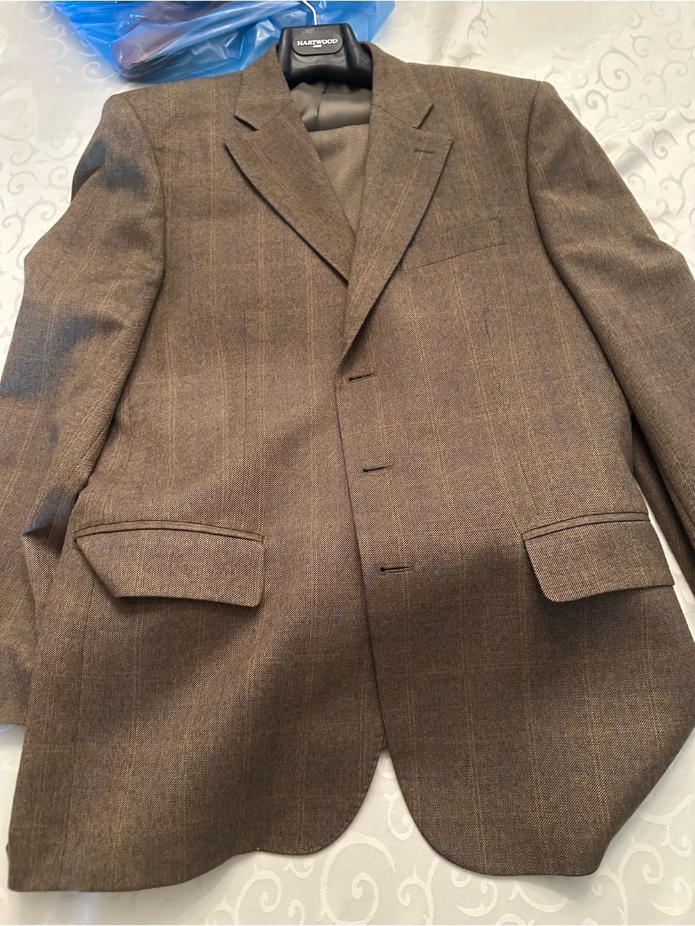 Hart Schaffner Marx Men's Brown Wool Blazer suit
